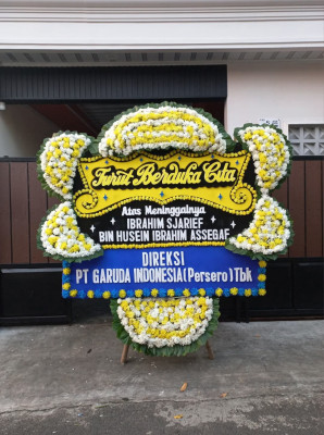 Papan Bunga Duka di Tulungagung