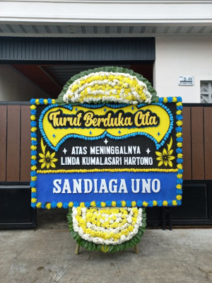 Papan Bunga Duka di Tulungagung
